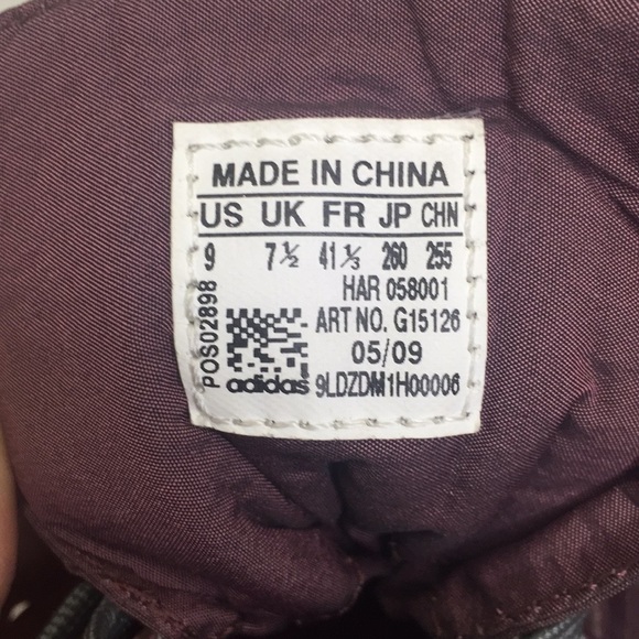 Adidas High Top Leather Lined Sneakers - Picture 9 of 10